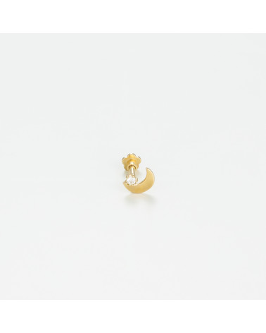 Bijou cartilage "Lune dorée" Or Jaune 375/1000