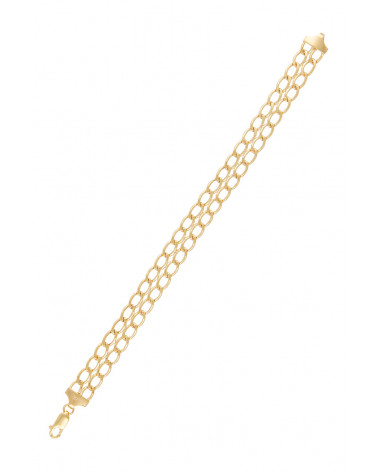 Bracelet Or Jaune 375/1000 "Maille Piapo"